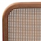 Baxton Studio Elston Mid-Century Walnut Brown Finished Wood and Synthetic Rattan Platform Bed-King 193-11488-ZORO - alternate 9